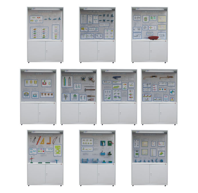 FZHM-10型《焊、鉚工工藝學(xué)》示教陳列柜